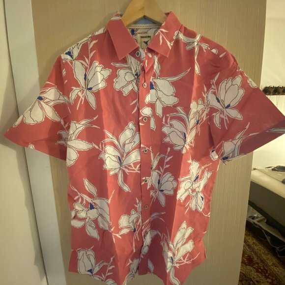 Natural Blue By Visitor Floral Button Down - Picture 3 of 5